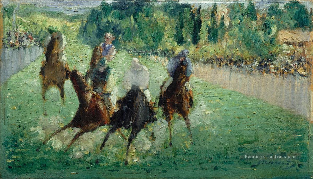 Aux courses Édouard Manet Peintures à l'huile